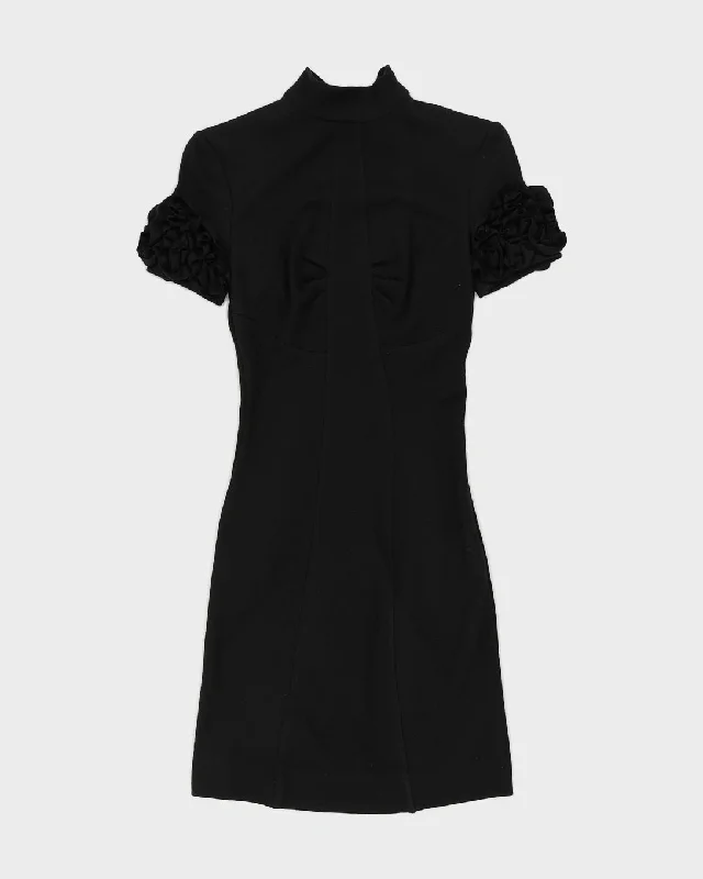 D & G Black Knitted Jersey Dress - XS