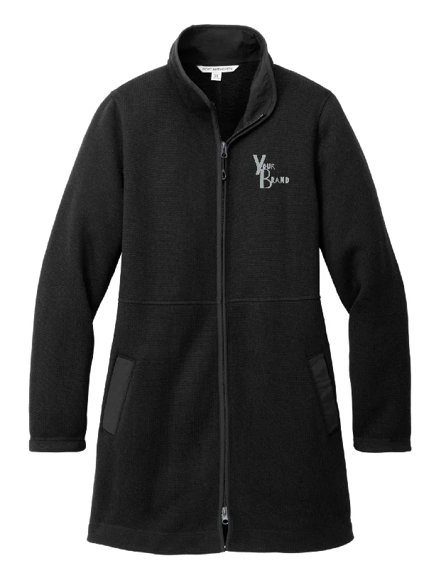 Port Authority® Ladies Arc Sweater Fleece Long Jacket