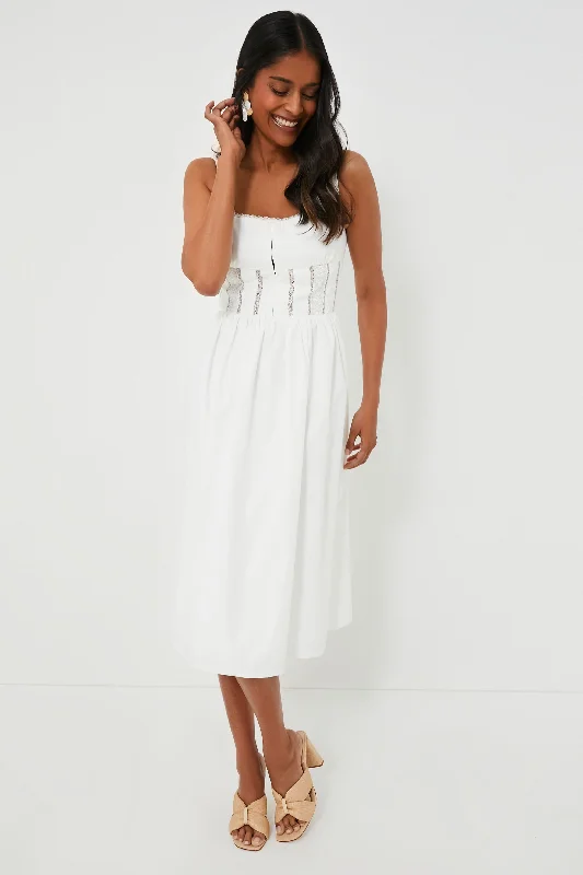 White Giada Midi Dress