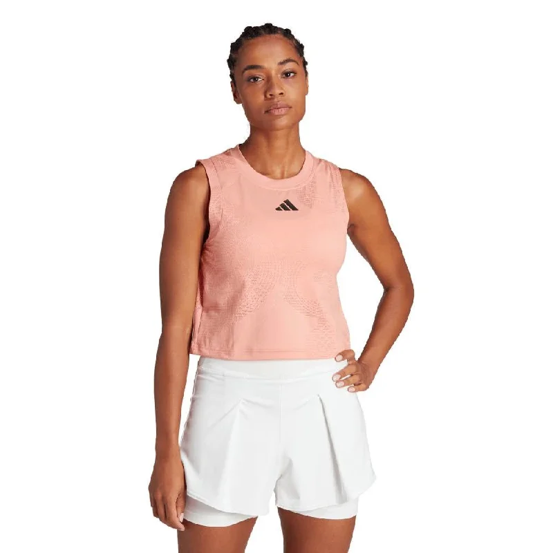 adidas Women's London Match Tank Top (Pink)