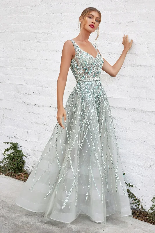 **Allure Bridal's Enchanting Beaded Gown: A Symphony of Elegance and Glamour**