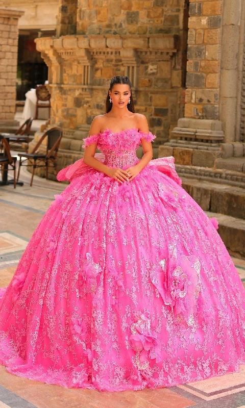 3D Flower Quinceanera Dress: Amarra 54233