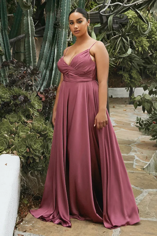 Cinderella Divine: Enchanting Wrap-Style Evening Gown for Unforgettable Occasions