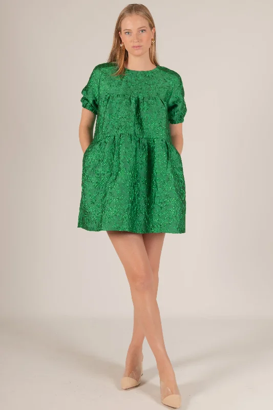 Emerald Gwinnie Jacquard Dress