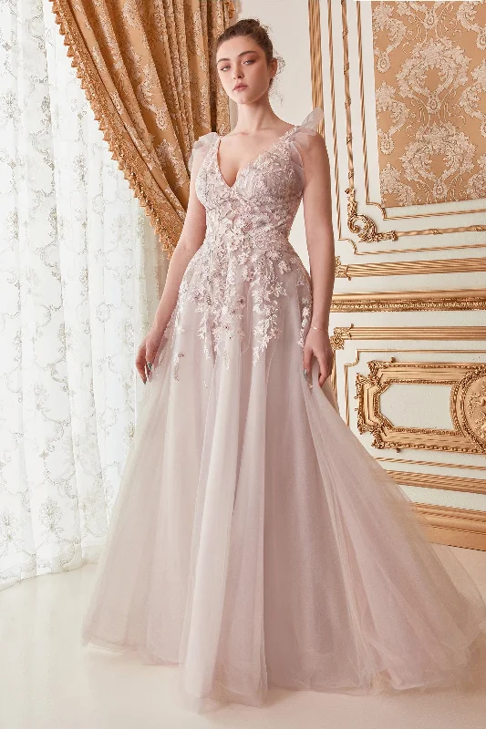 Enchanting Elegance: The Regal V-Neck Evening Gown for Unforgettable Moments