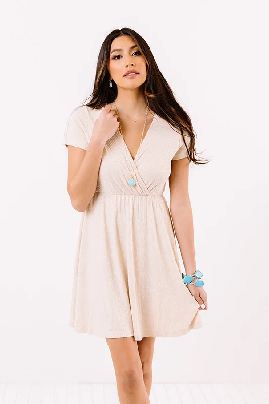 Endless Sunshine Dress In Light Beige