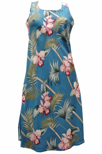 Bamboo Orchid Blue Tank Dress