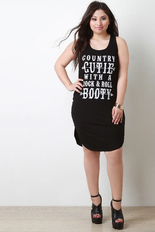 Ribbed Knit Country Cutie Dress