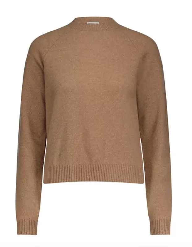 MINIROSE CASHMERE CAMEL CREWNECK