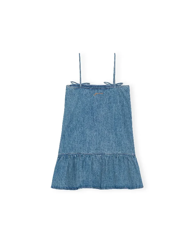 Tint Denim Strap Dress - Tint Wash