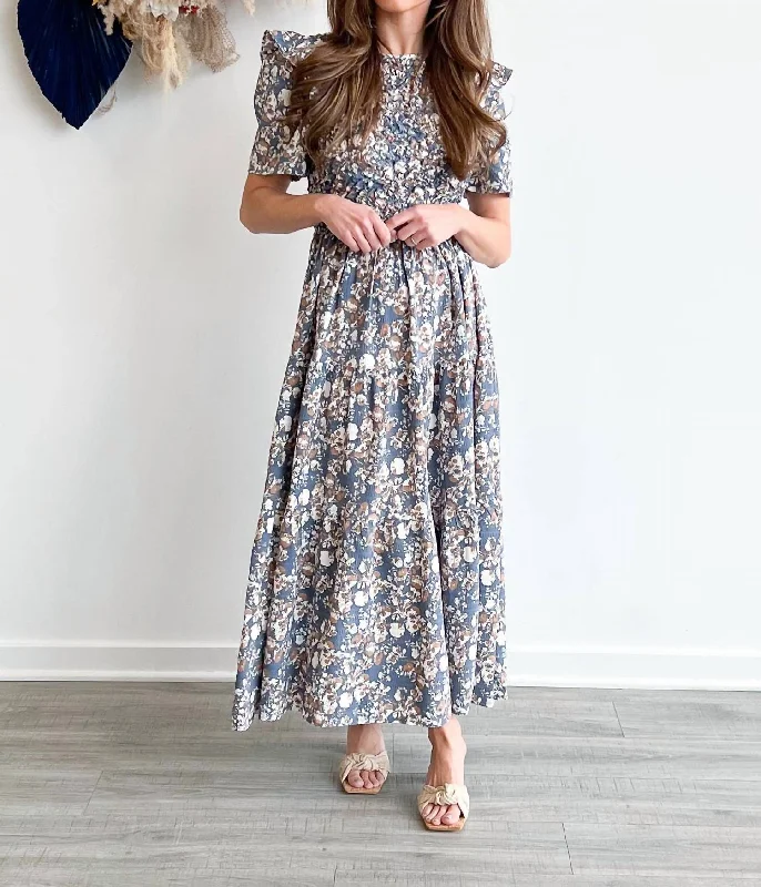 Loire Midi Dress In Multi