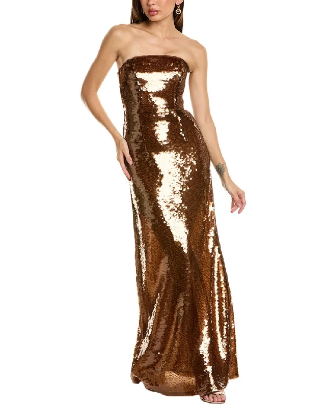 Alberta Ferretti Sequin Gown