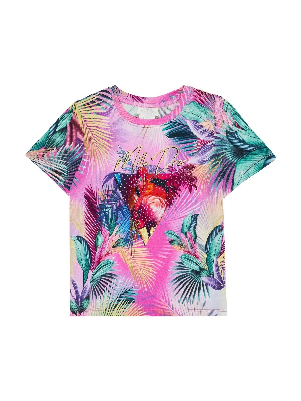 KIDS SHORT SLEEVE T-SHIRT 4-10 SOUTH BEACH SUNRISE