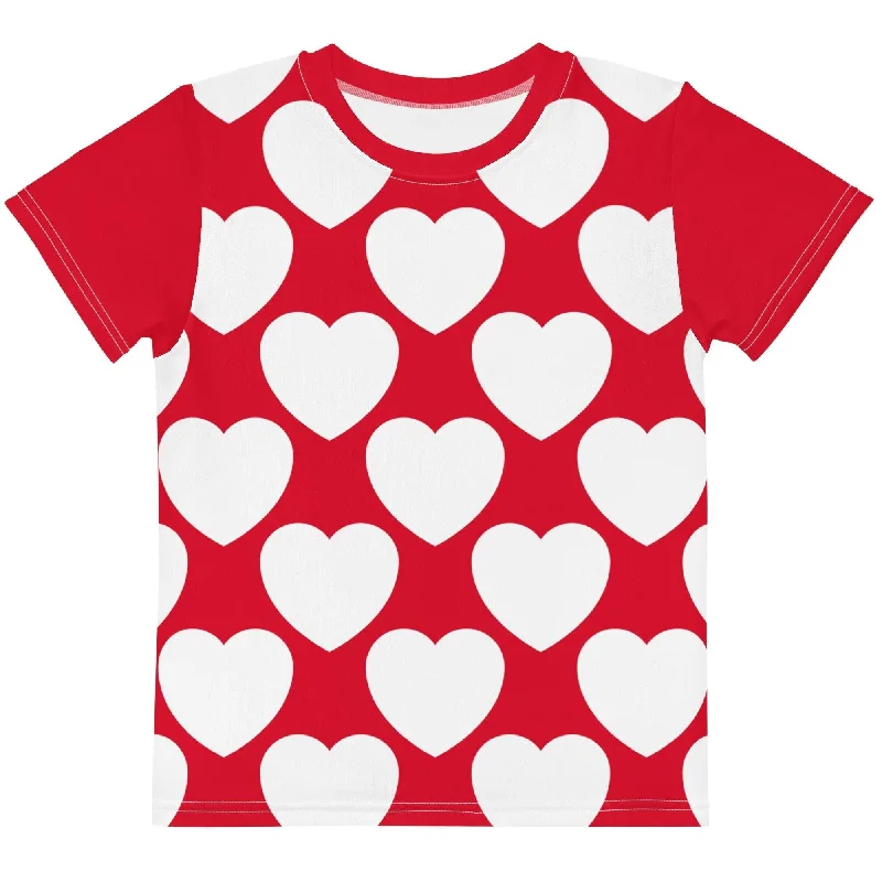 ELLIE LOVE red white - Kid's T-shirt