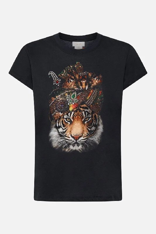 SLIM FIT ROUND NECK T-SHIRT SURREALIST XANADU