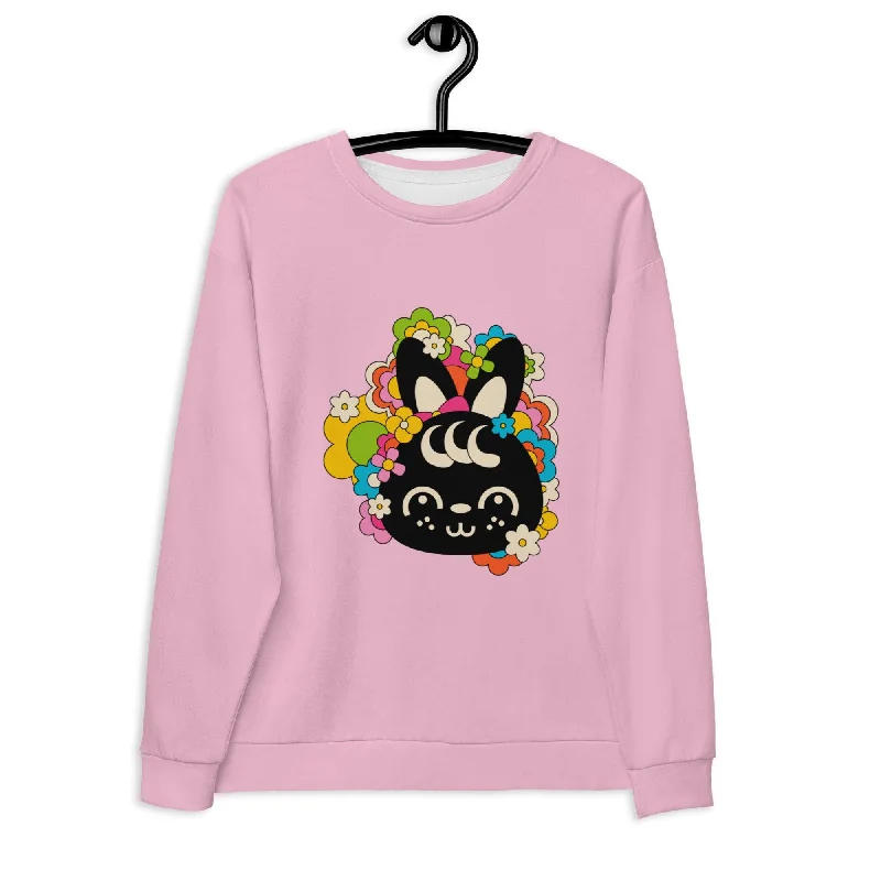 POPBUNNY pink (just bunny) - Unisex Sweatshirt  (recycled)